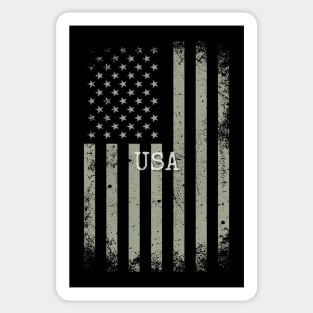 Distressed USA Flag Sticker